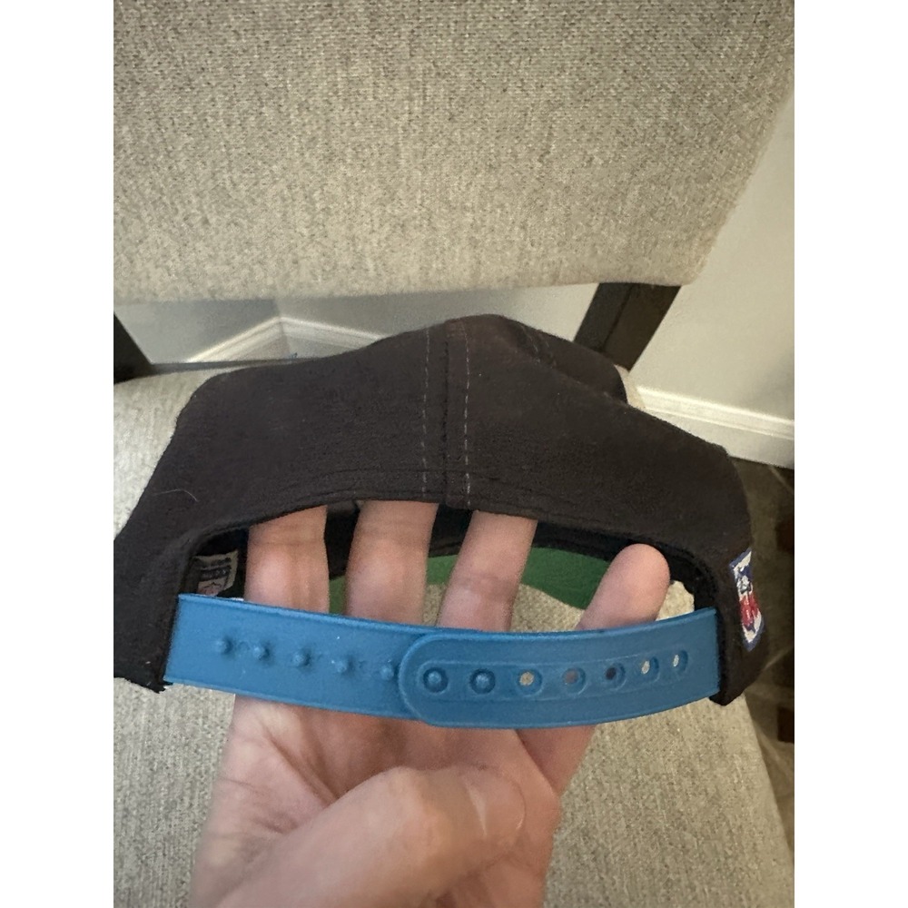 VTG 90s Jacksonville Jaguars Logo Athletic Sharktooth Black Dome Snapback Hat - Picture 3 of 7